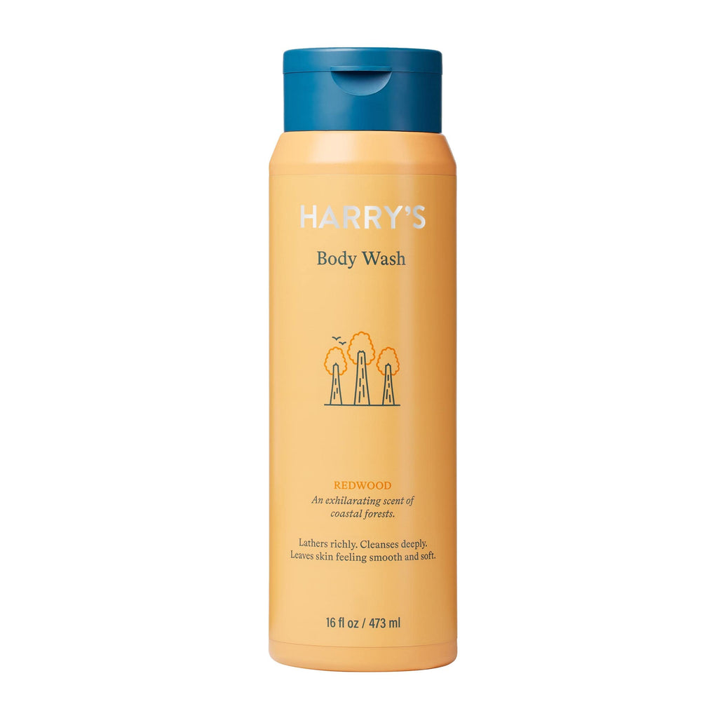 Harry's Redwood Body Wash 16 oz — Sulfate-Free, Paraben-Free, Dye-Free