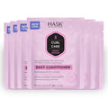 HASK CURL CARE Deep Conditioner Treatments for Curly Hair – Vegan, Cruelty-Free, Color Safe – Pack of 6