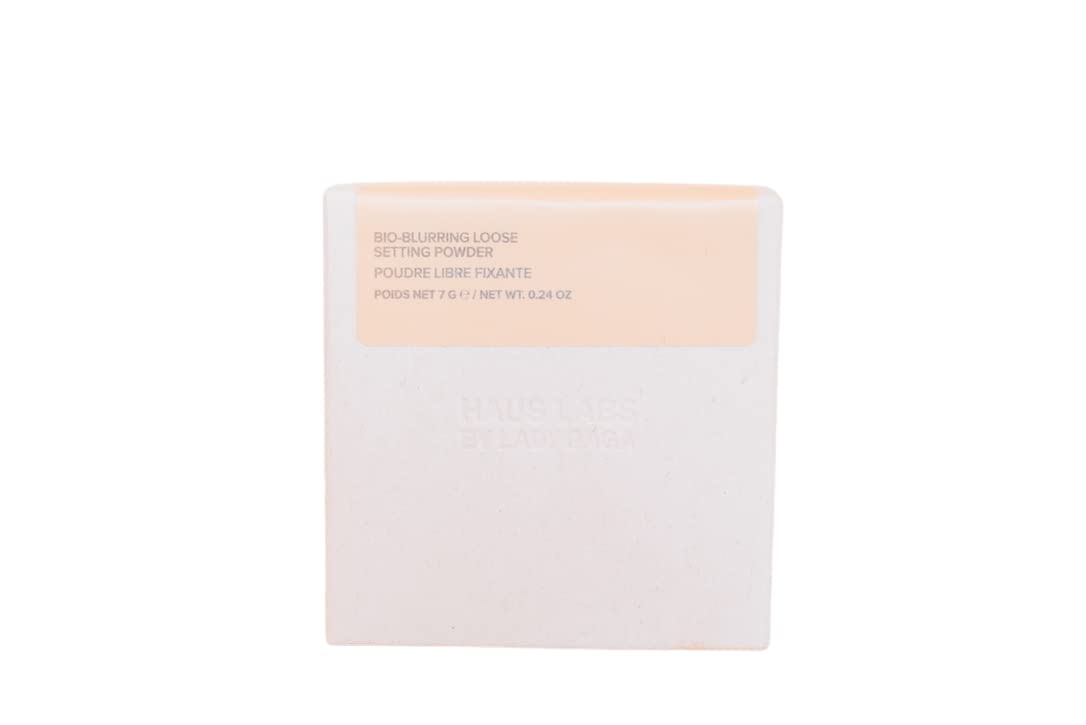 Haus Labs Bio-Blurring Talc-Free Loose Setting Powder – Neutral Peach & Neutral Beige with Peach Undertones | Skincare-Infused Finish