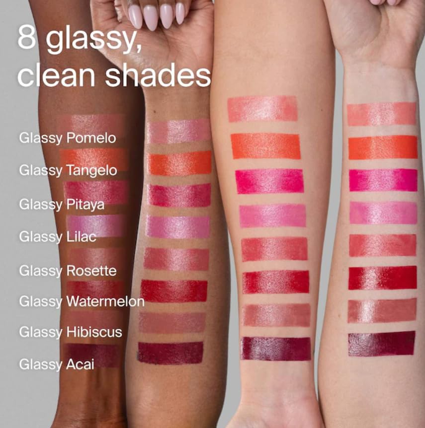 HAUS LABS Color Fuse Lip + Cheek Blush Balm Stick: Glassy Hibiscus + ENTEL Aloe Vera Sheet Masque