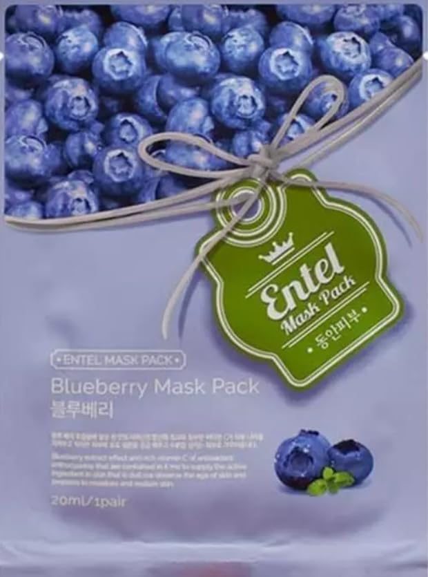 HAUS LABS Color Fuse Blush Powder Dragon Fruit Daze + ENTEL Blueberry Sheet Masque – Buildable Color & Hydration Duo