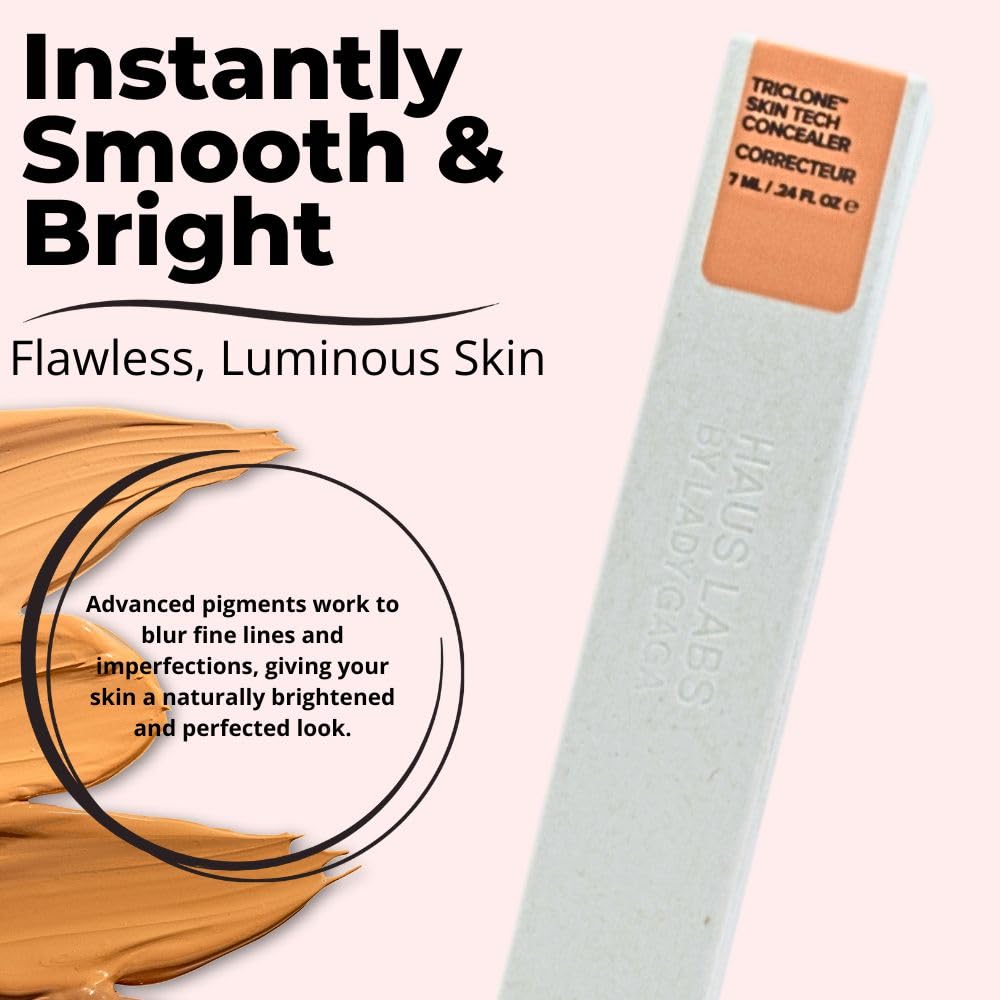 HAUS LABS Triclone Skin Tech Hydrating Concealer – 22 Light Medium Peach