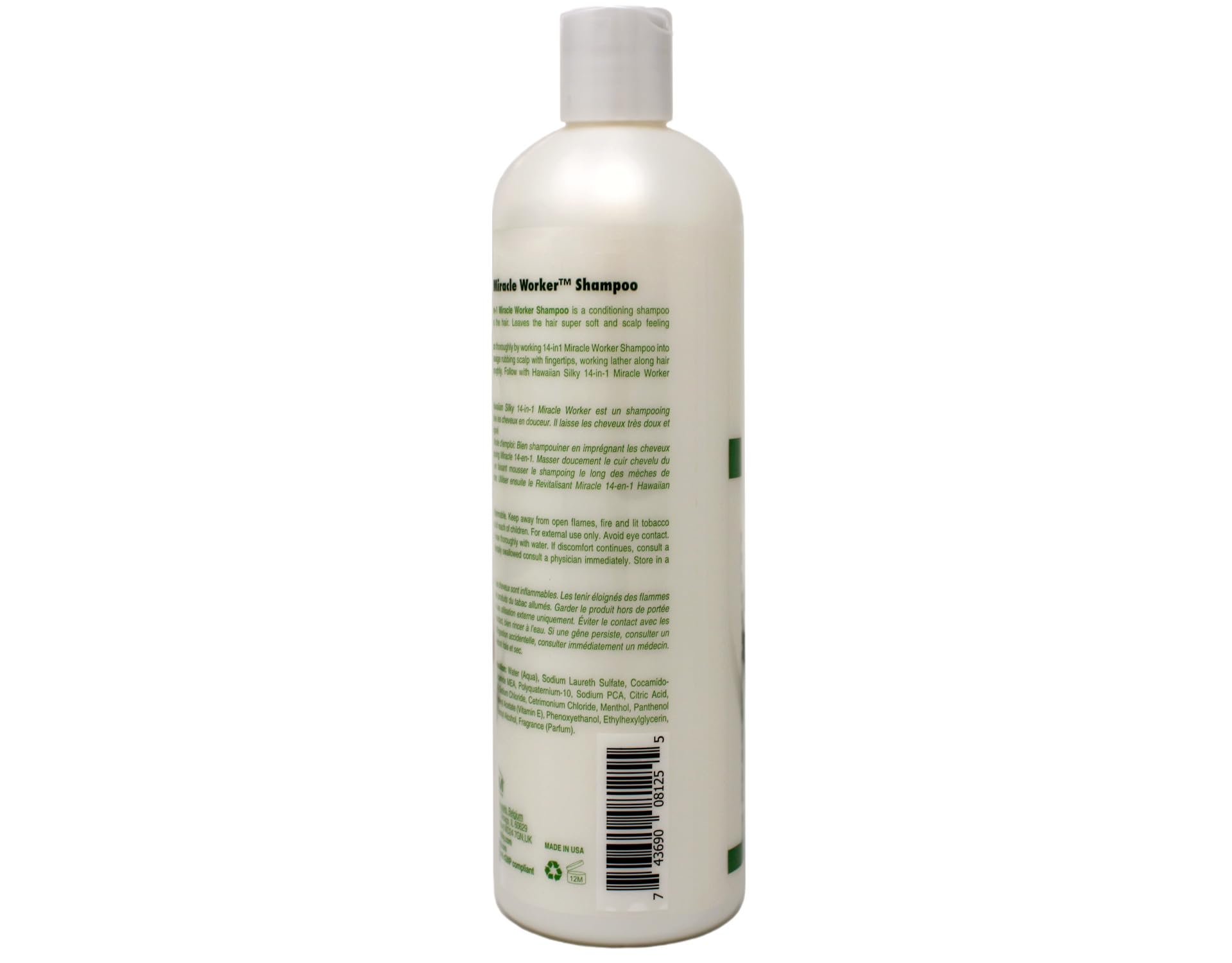 Hawaiian Silky 14-in-1 Miracle Worker Set – Shampoo, Conditioner & Activator Spray (16 oz Each)