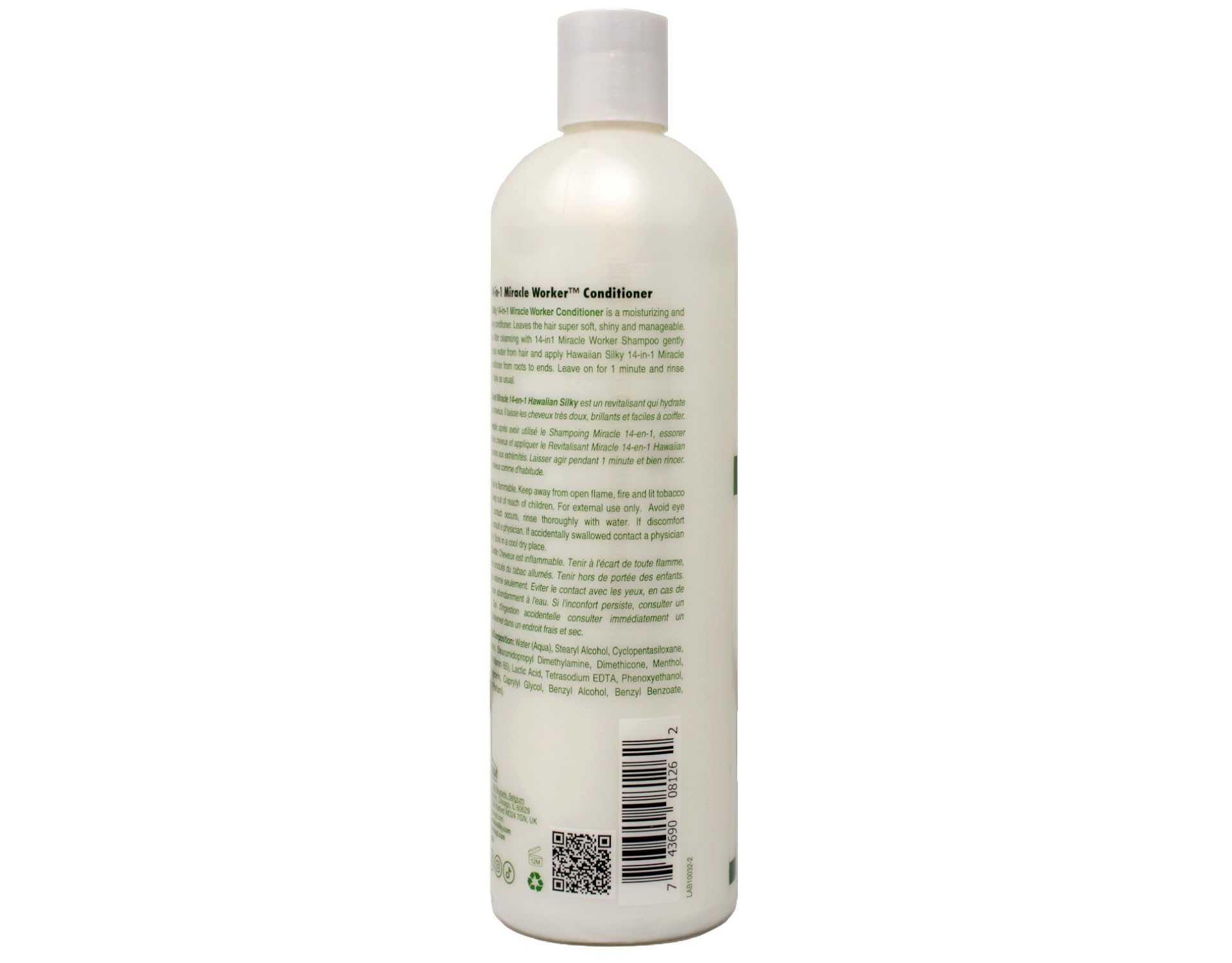 Hawaiian Silky Miracle Worker 14-In-1 Conditioner 16 oz (474 ml) – Pack of 2 | Multi-Use Hair Care