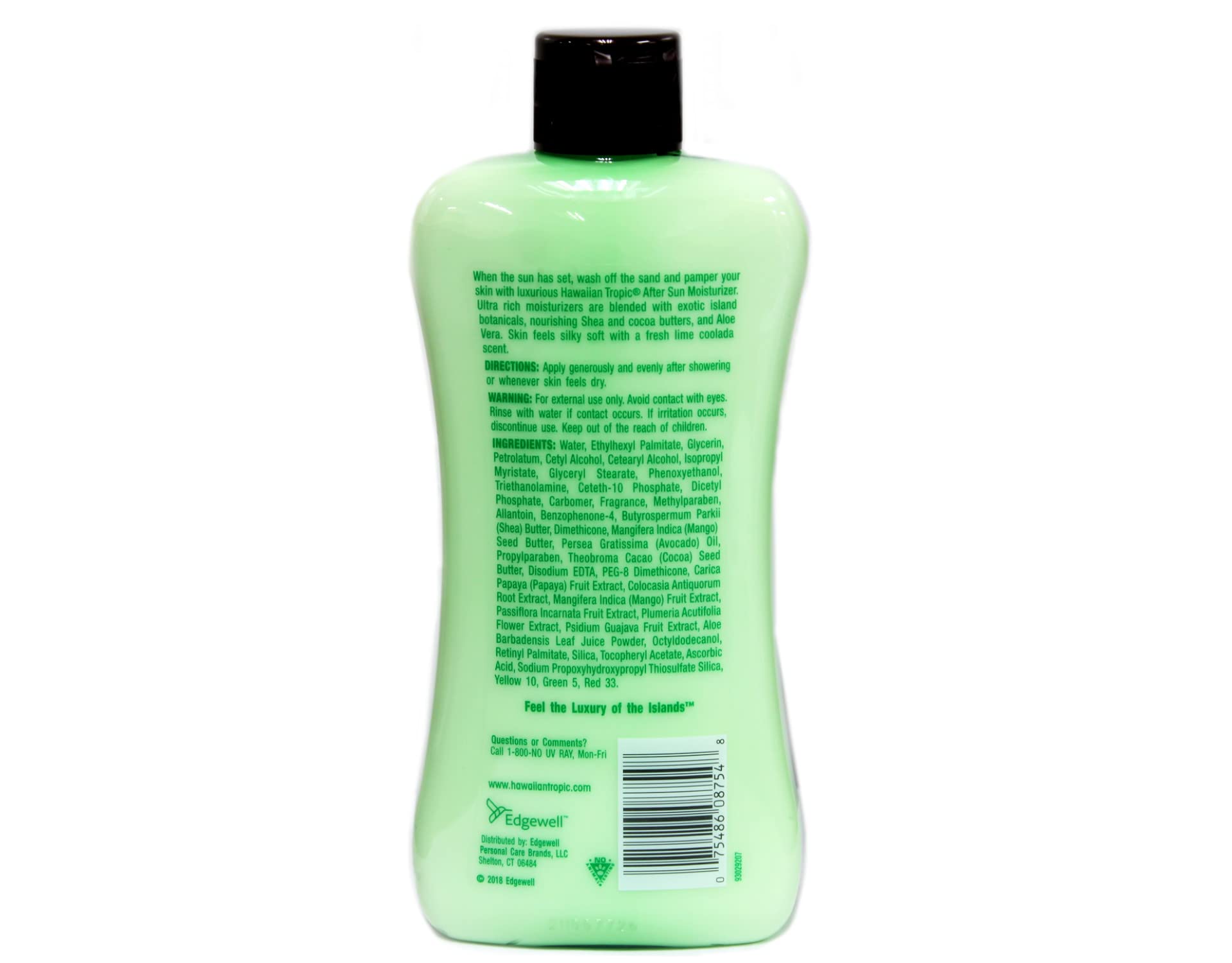 Hawaiian Tropic After Sun Lime Coolada Moisturizing Lotion – 16 oz (Pack of 3)