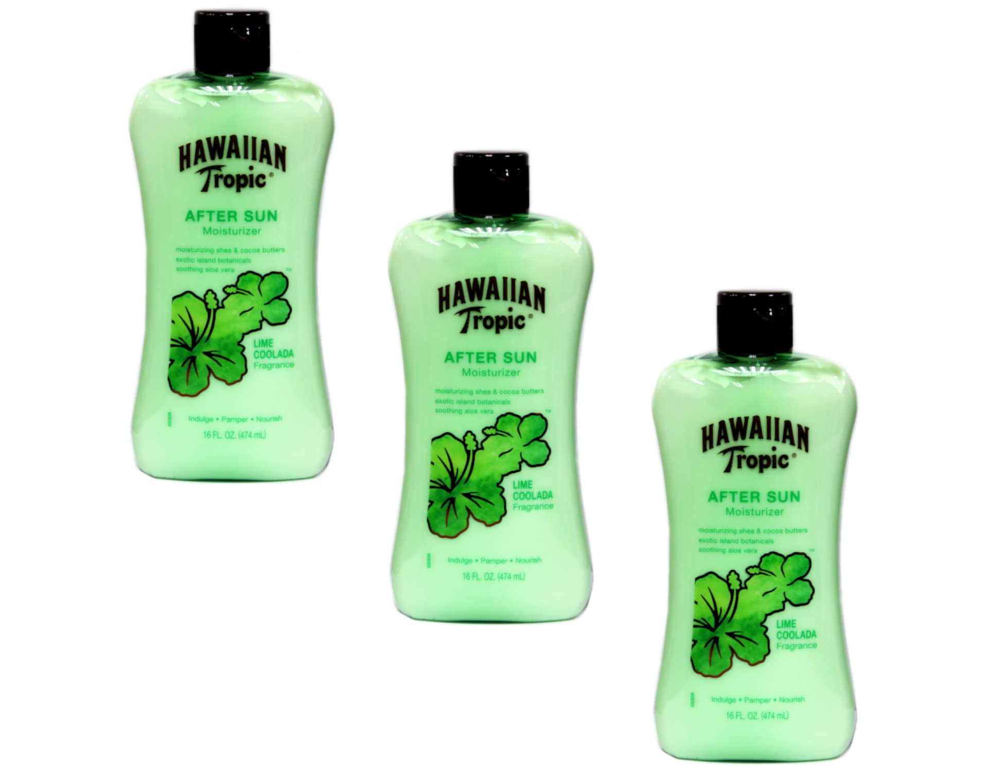 Hawaiian Tropic After Sun Lime Coolada Moisturizing Lotion – 16 oz (Pack of 3)