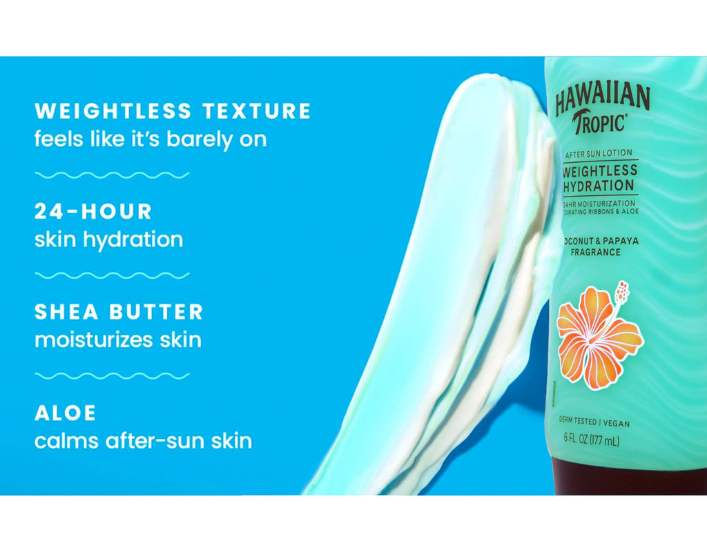 Hawaiian Tropic Weightless Hydration After Sun Lotion | Silk Hydration Reimagined
