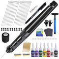 HAWINK Hand Tattoo Poke Stick Kit – DIY Tattoo Tool Kit with 7 Ink & 20 Needles GK-HW801TN01-1