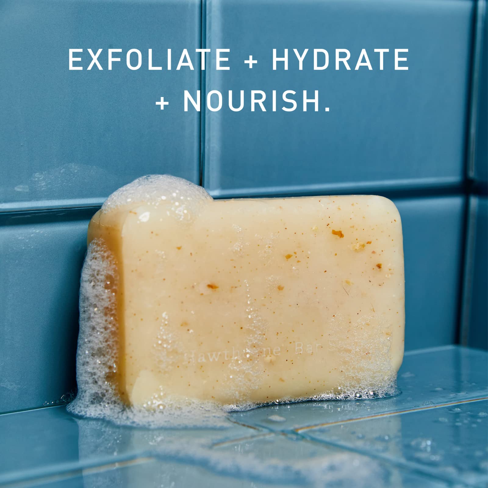 Hawthorne Exfoliating Bar Soap | Deep Cleansing with Mint and Eucalyptus