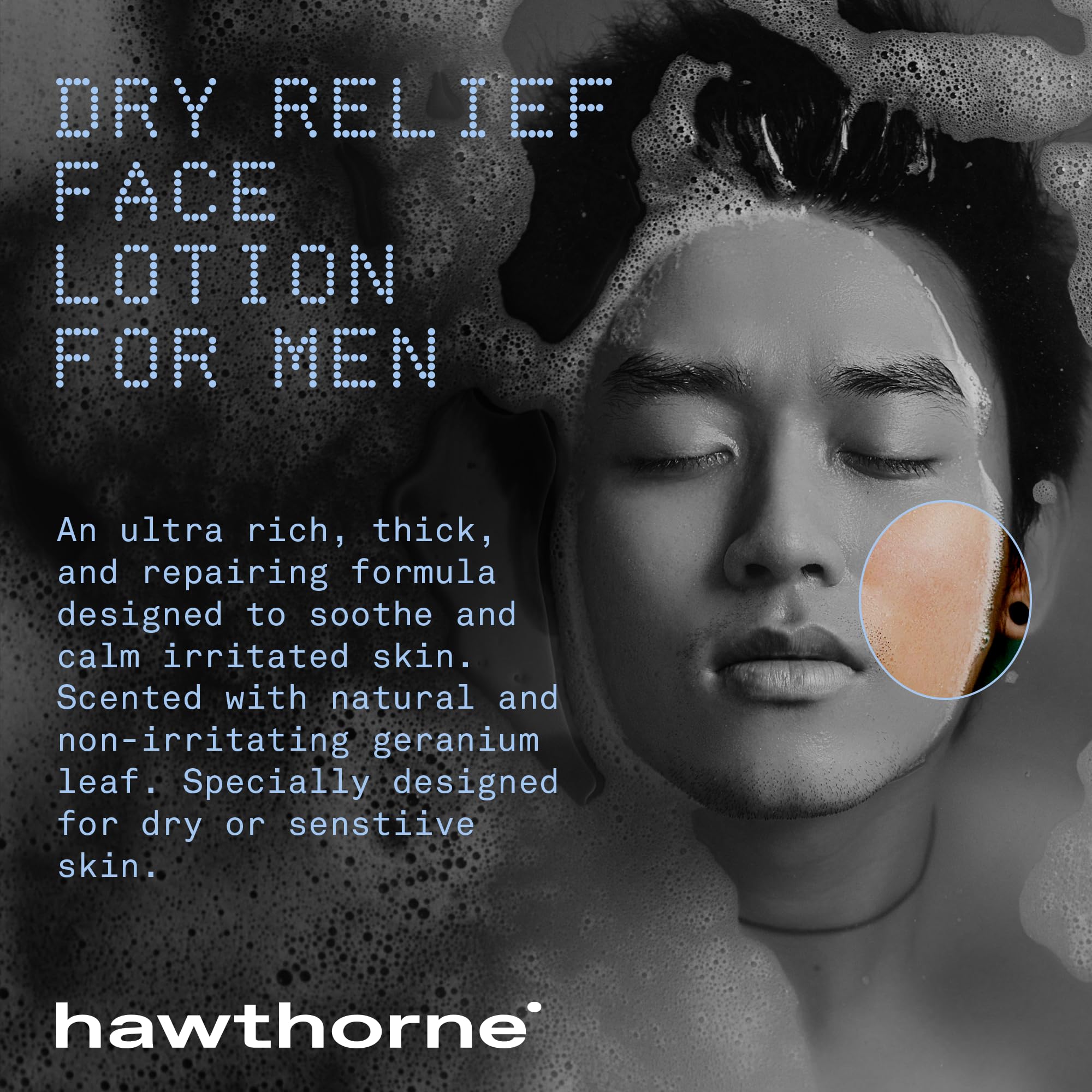 Hawthorne Men's Ultra Moisturizing Dry Relief Face Lotion – 2-Pack, 4 fl oz Each