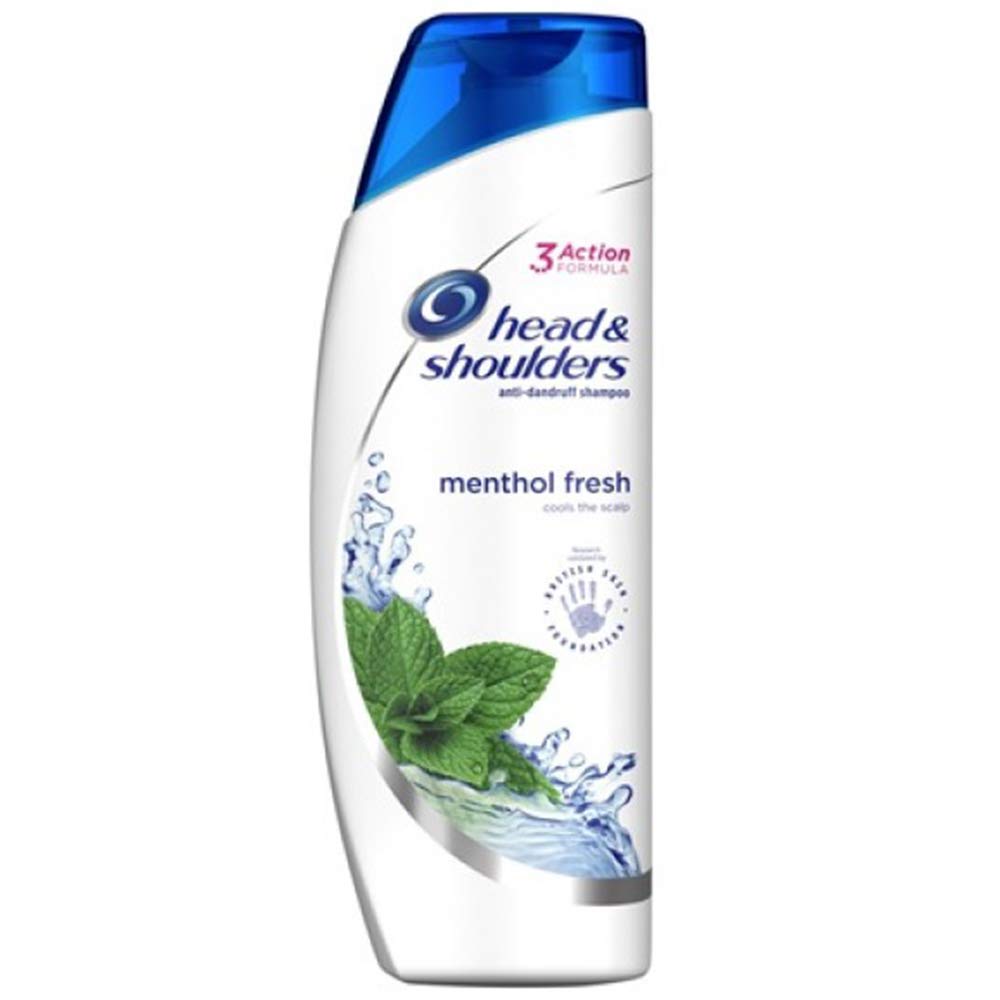 Head & Shoulders Cool Menthol Anti-Dandruff Shampoo – 2-Pack, 13.5 oz per bottle | All Hair Types