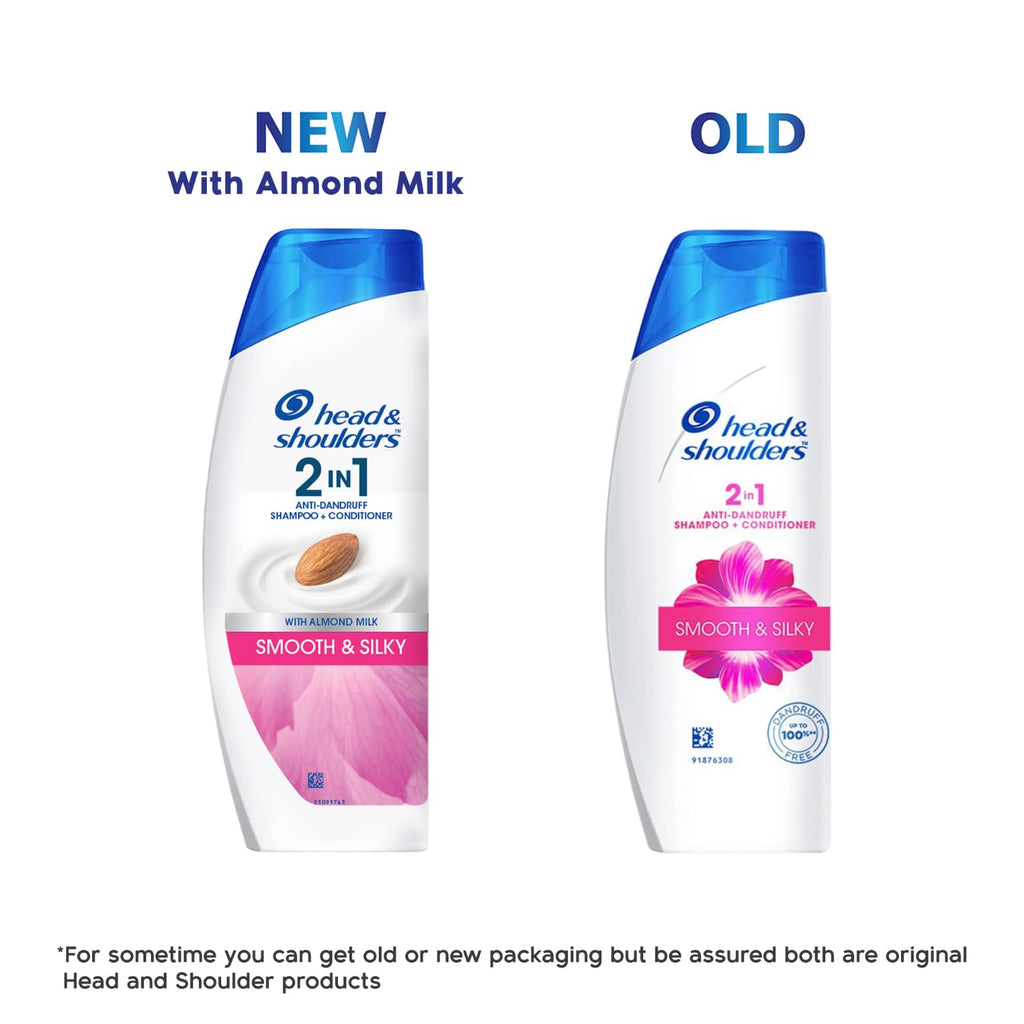 Head & Shoulders Smooth & Silky 2-in-1 Shampoo + Conditioner (180ml)