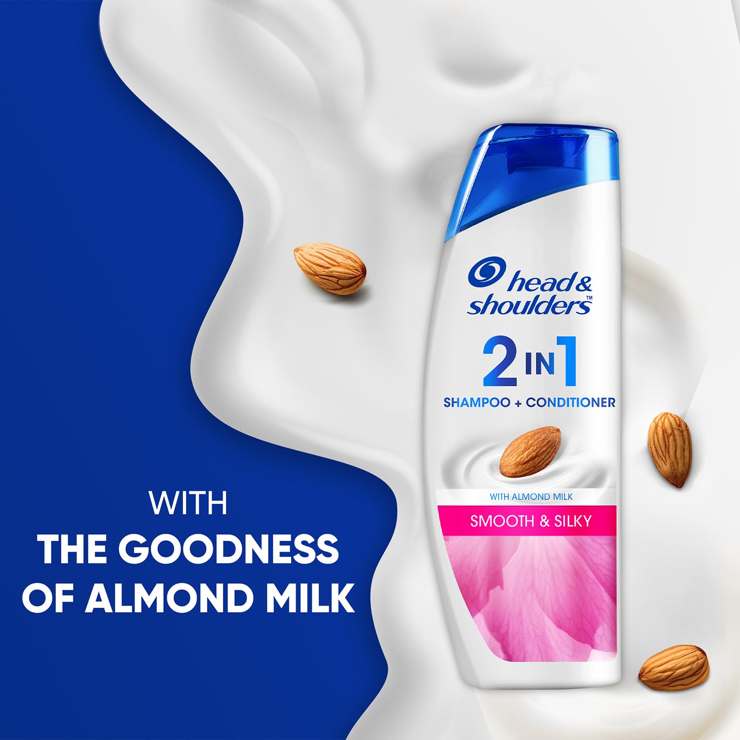 Head & Shoulders Smooth & Silky 2-in-1 Shampoo + Conditioner (180ml)