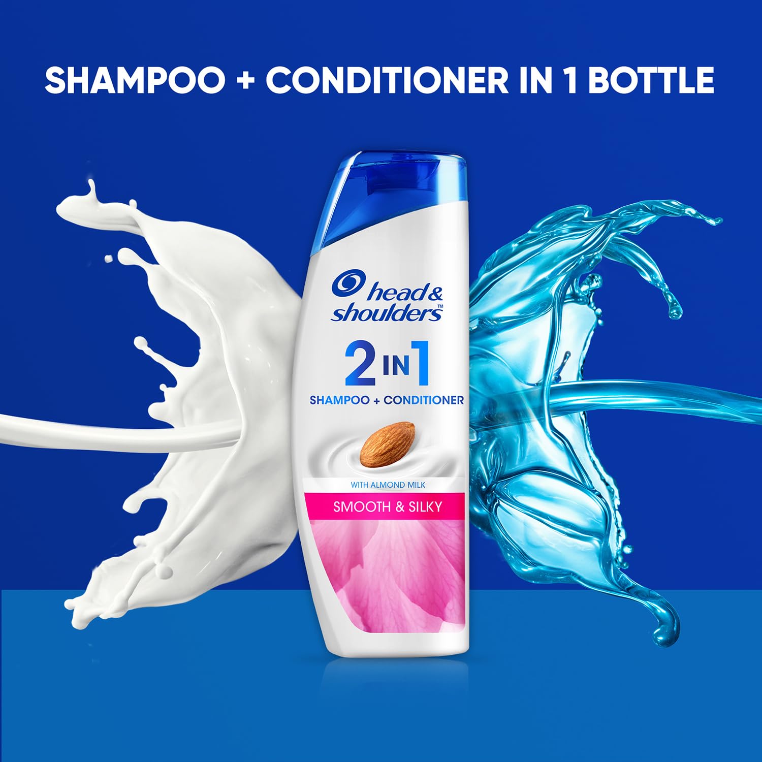 Head & Shoulders Smooth & Silky 2-in-1 Shampoo + Conditioner (180ml)