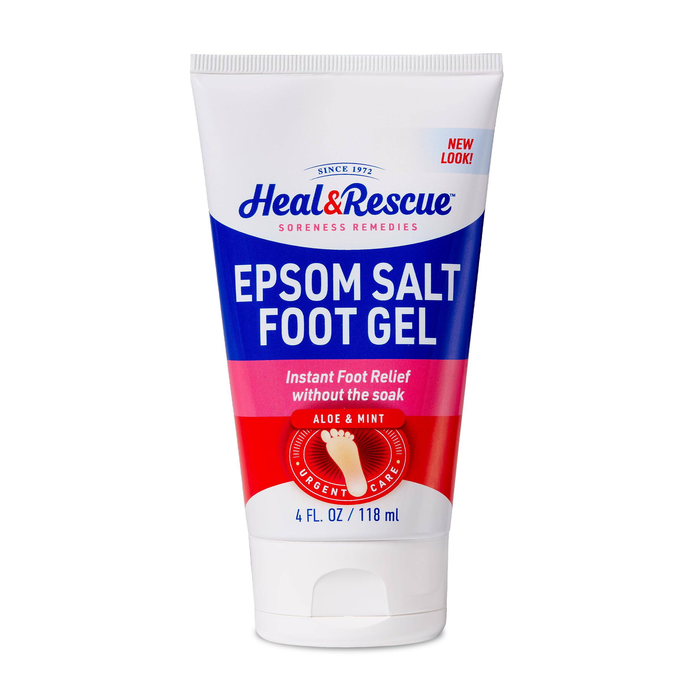 Heal&Rescue Epsom Salt Foot Gel - 4 oz for Instant Foot Relief On the Go