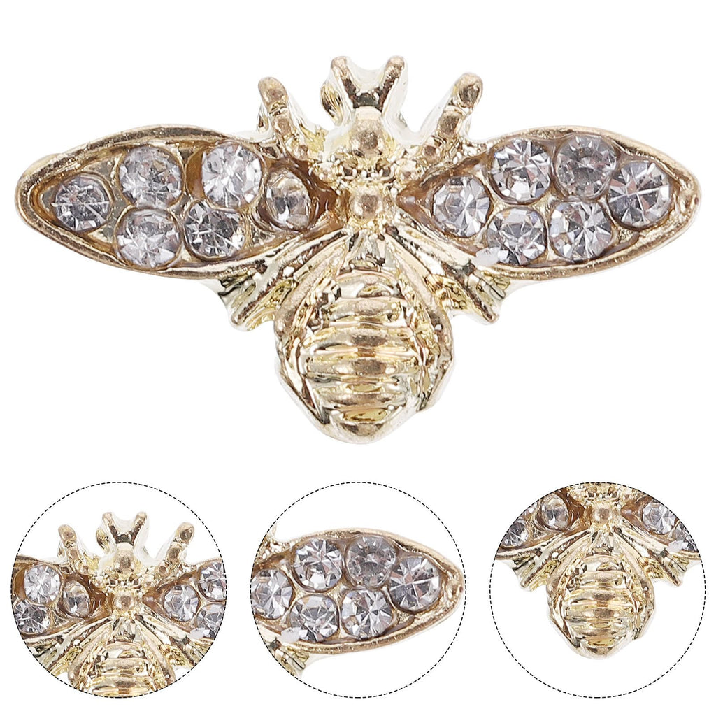 Healeved Bee Nail Charms 3D Alloy – Retro Nail Art Accessories for Acrylic & Natural Nails
