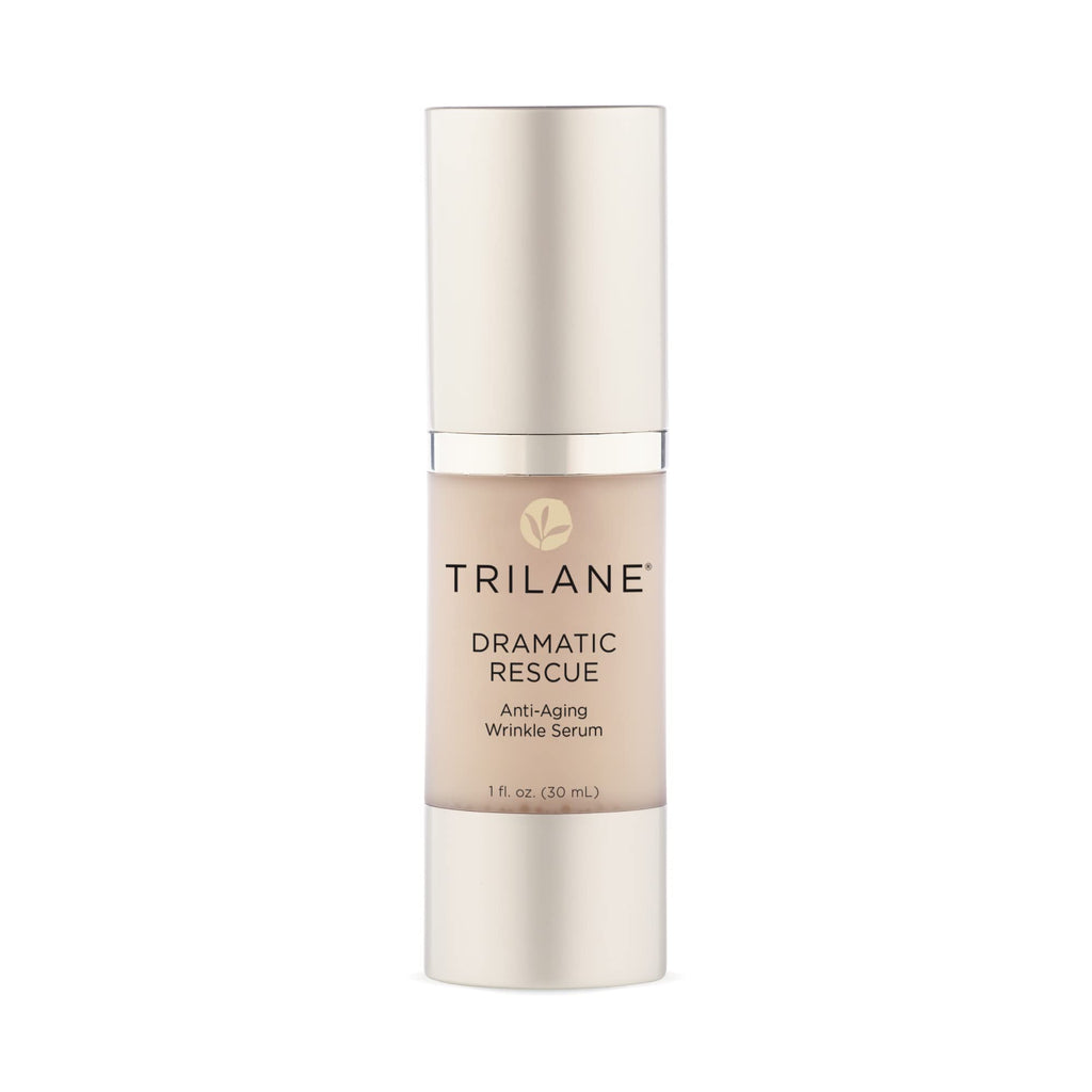 Healthy Directions Trilane Dramatic Rescue Anti-Aging Serum – Olive Squalane, Peptides, Cruelty-Free, 1 oz