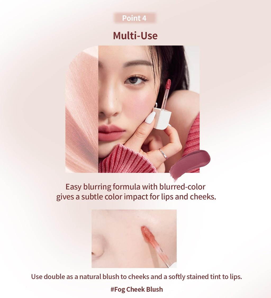 Heart Percent Dote On Mood Blurry Fog Tint – Velvet Matte Lip Stains #01 Mellow Peach