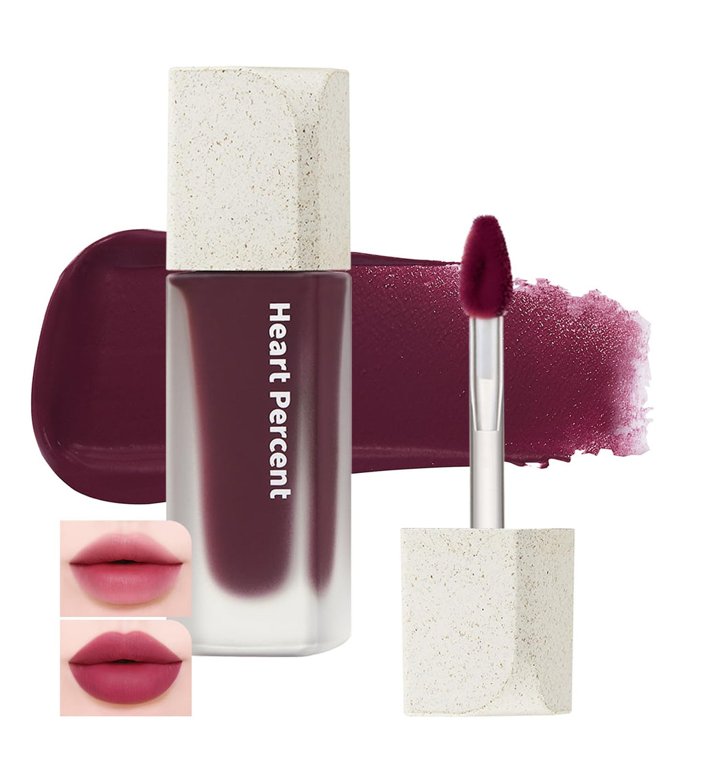 Heart Percent Dote On Mood Blurry Fog Tint Orchid Plum #06 – Velvet Vegan Lip Stains with Personal Color Analysis