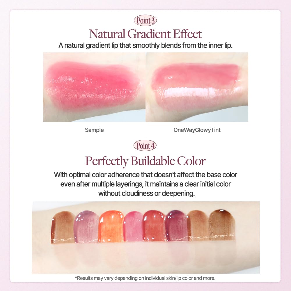 Heart Percent Dote On Mood Lip Tint 04 Pink Babe – Glowy Glossy Finish, Long-Lasting Color