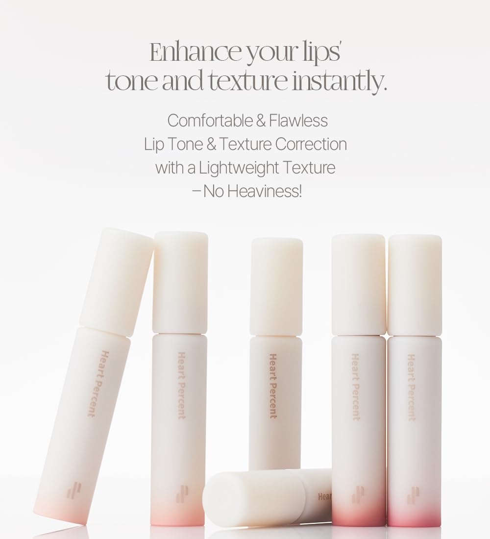 Heart Percent Dote On Mood All Cover Lip Base #01 Cream Beige | Flawless Lip Tone & Texture