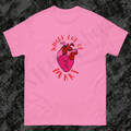 Cool anatomical science heart slogan quote pink unisex t-shirt