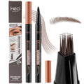 HECI BEAUTY Microblading Eyebrow Pencil – 3D Fiber Technology, Waterproof, 24HR Smudge-Proof, Dark Brown