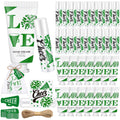 Heigble 144 Pcs Cheerleading Lip Balm & Hand Cream Gift Set - Green