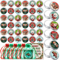 Heigble 36‑Piece Christmas Lip Balm Set – Tin Can Balms with Organza Bags & Cards