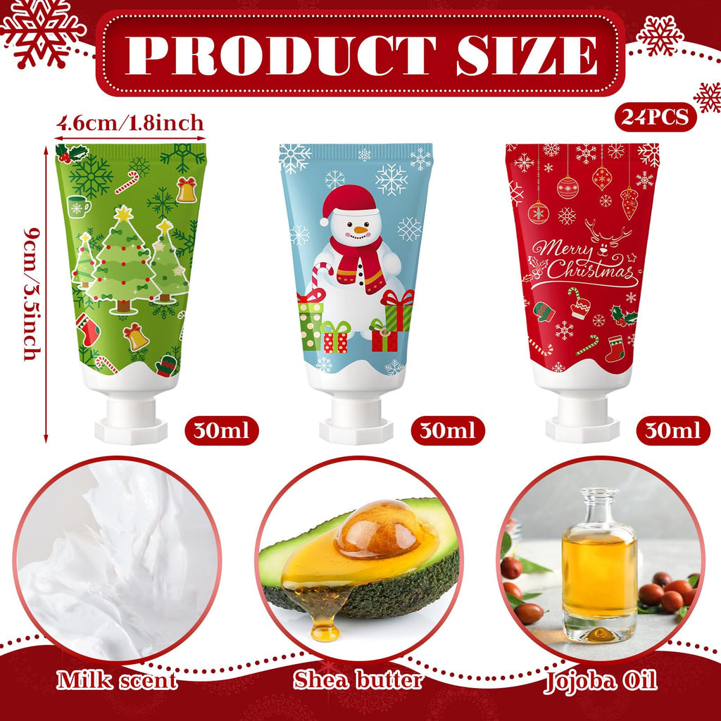Heigble 24-Pack Christmas Lotion Gift Set – Travel-Size Hydrating Body Lotions