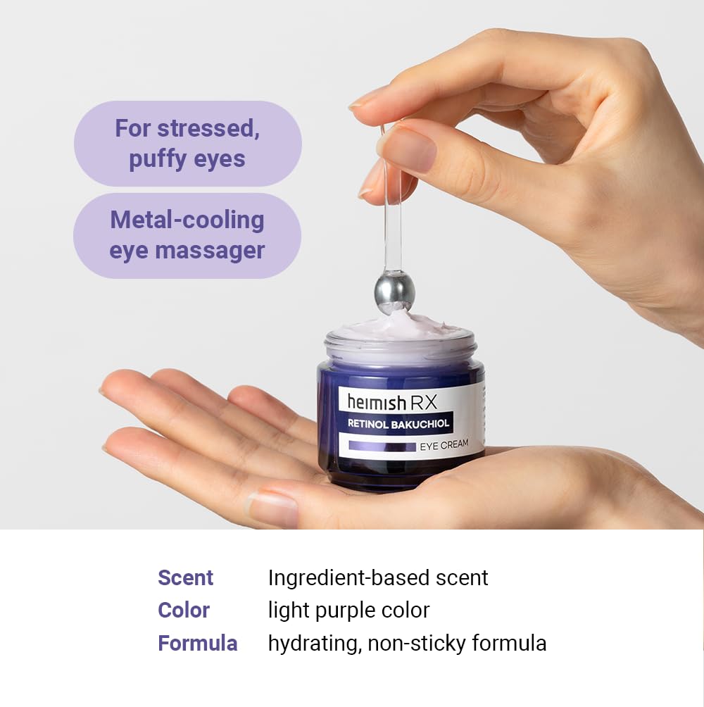 HEIMISH RX Retinol Bakuchiol Eye Cream – Anti-Aging, Brightening & Hydration (30ml)