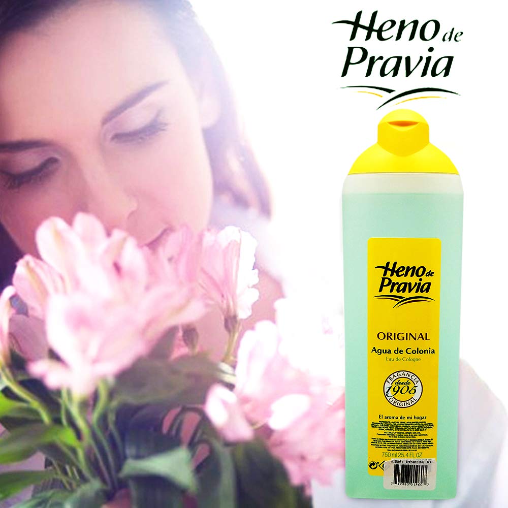 Heno de Pravia Splash Cologne – Fresh Fragrance, 25.6 Fl Oz Bottle