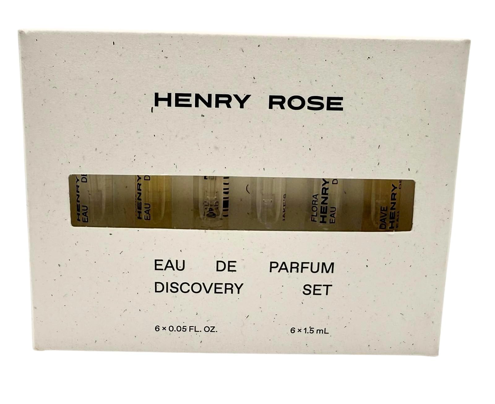 Henry Rose Eau de Parfum Discovery Set – 6 x 0.05 fl oz / 1.5 ml Travel Vial Fragrances