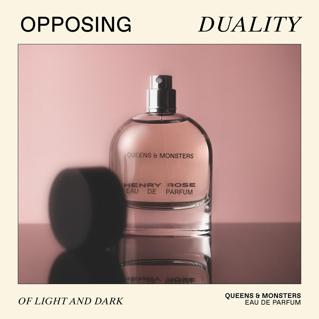 Queens & Monsters by Henry Rose – Unisex Amber Perfume with Neroli, Jasmine & Vanilla