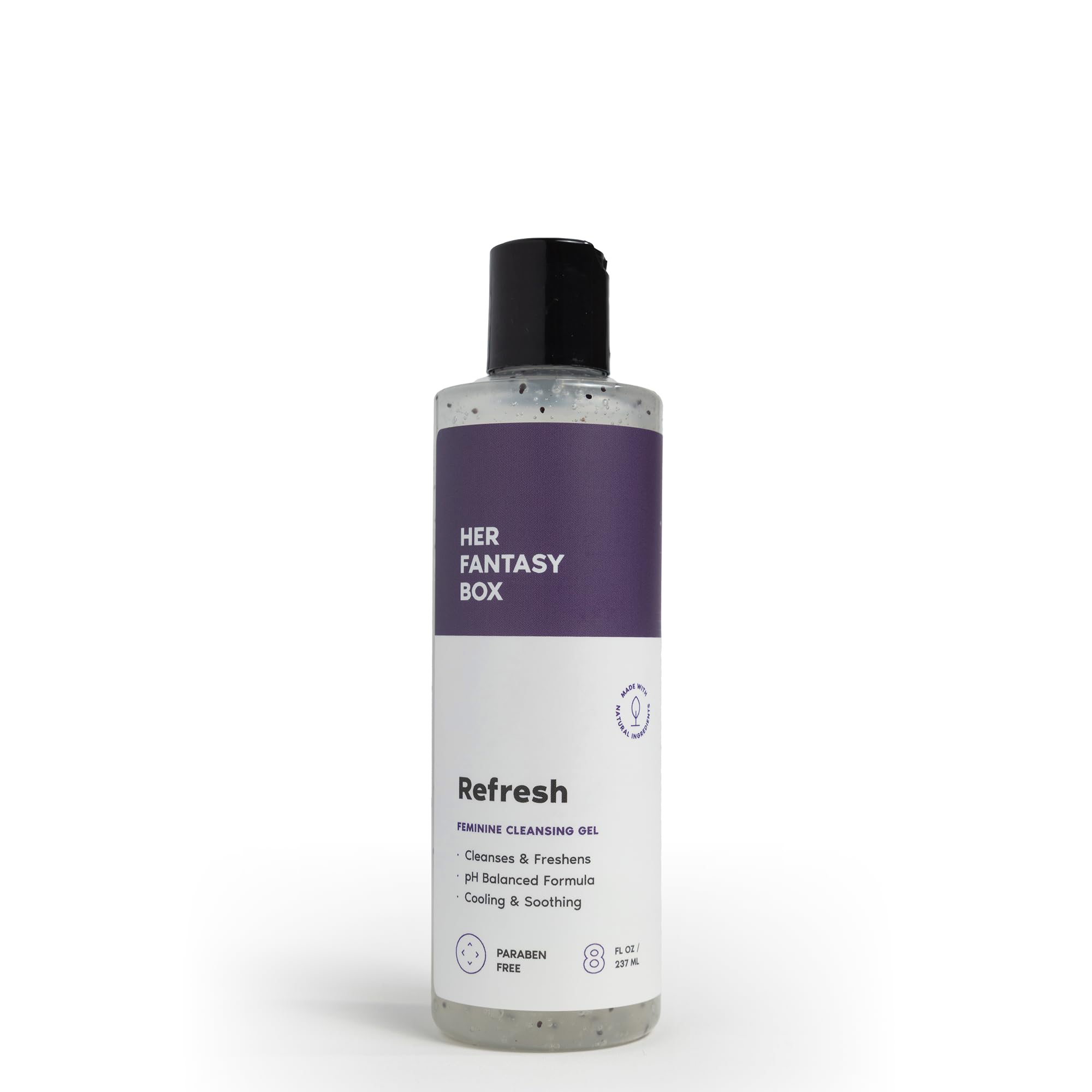 Her Fantasy Box Refresh pH Balancing Shower Gel – Natural Feminine Hygiene, 8 oz