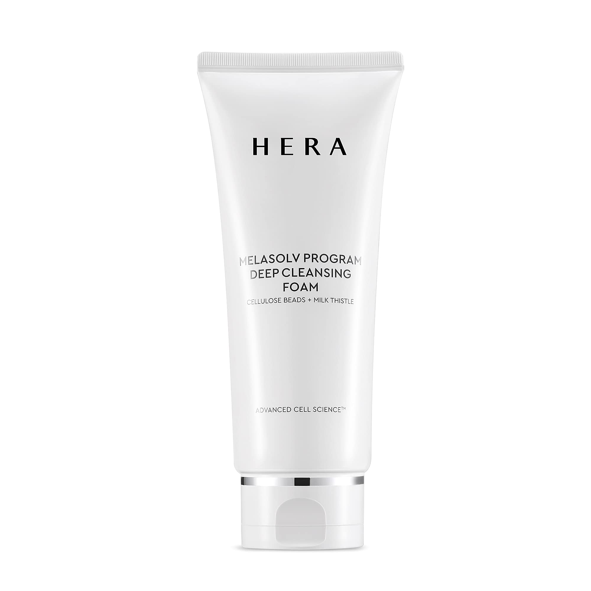 HERA Foaming Facial Cleanser – Deep Cleansing Foam with Cellulose Beads & Milk Thistle – Hydrating Antioxidant Formula – Brighten and Soften Skin – 6.6 oz by HERA