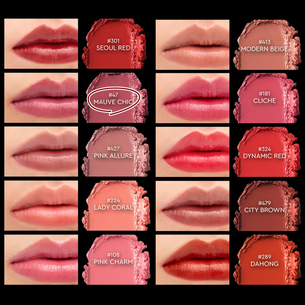 HERA Rouge Classy Lipstick #413 Modern Beige – Seoul-Inspired Luxury Lip Color, Long-Lasting, Featherlight Comfort