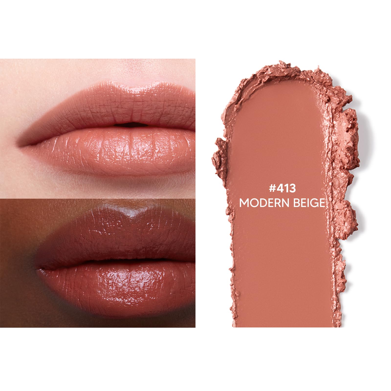 HERA Rouge Classy Lipstick #413 Modern Beige – Seoul-Inspired Luxury Lip Color, Long-Lasting, Featherlight Comfort