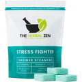Herbal Zen Stress Fighter Shower Steamers – Lavender & Lemon, USA Made (10 Pack)