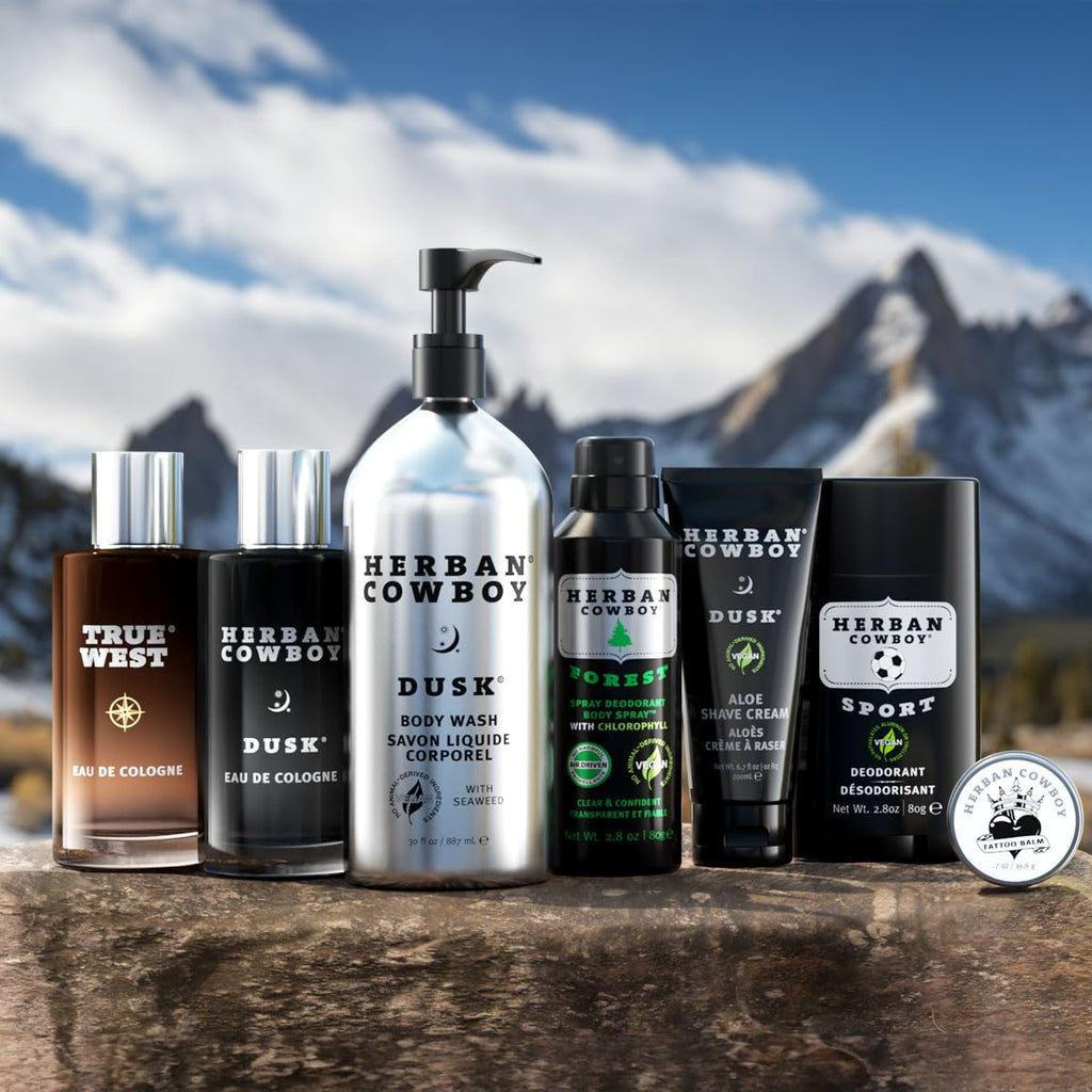 Herban Cowboy Dusk Body Wash – Cedar, Lavender, Lime & Sandalwood (18 fl oz)