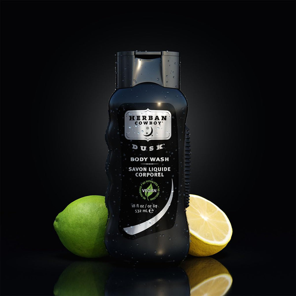 Herban Cowboy Dusk Body Wash – Cedar, Lavender, Lime & Sandalwood (18 fl oz)