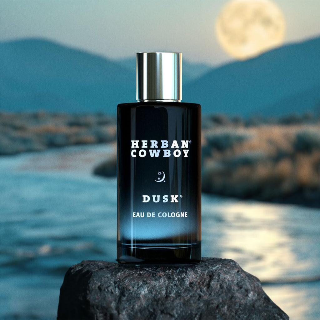Herban Cowboy Dusk Men's Cologne – Cedar, Lavender, Lime & Sandalwood (1.7 fl oz)