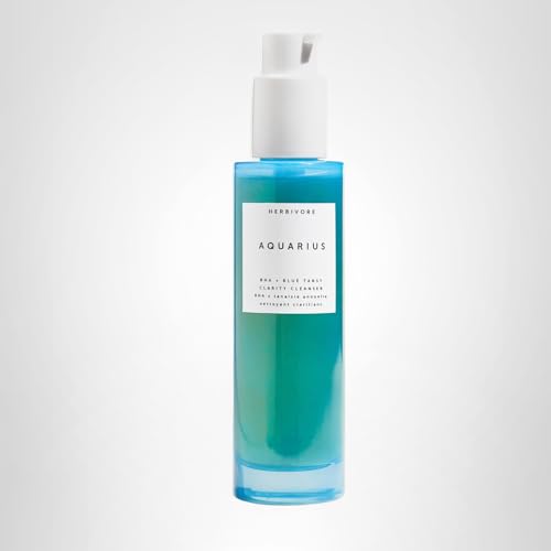HERBIVORE Aquarius BHA + Blue Tansy Cleanser – Deep Pore Cleansing for Oily-Combination Skin