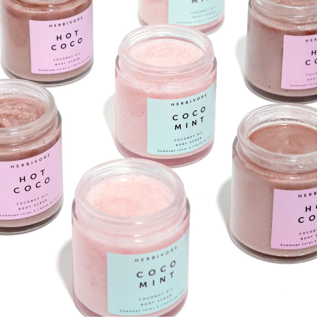 HERBIVORE Coco Mint Coconut Oil Body Scrub | Refreshing Body Exfoliant