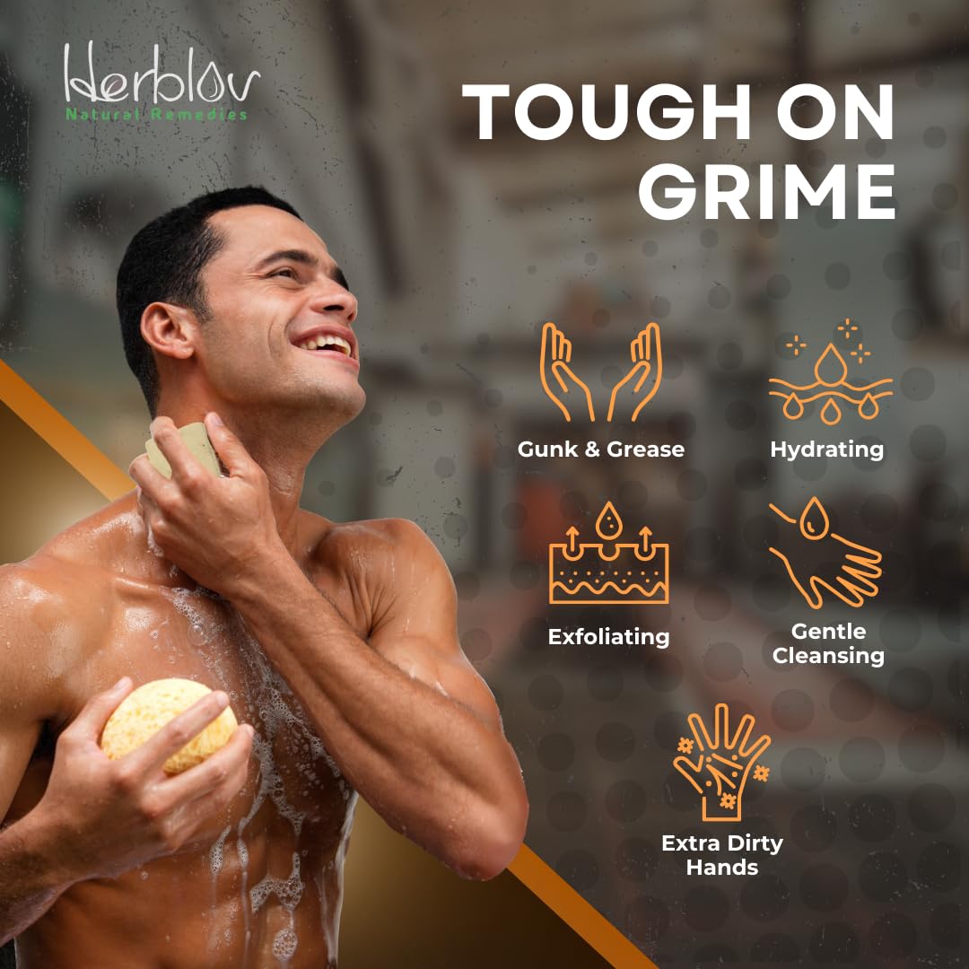 Herblov Mechanic Soap – Heavy-Duty Pumice Hand & Body Bar