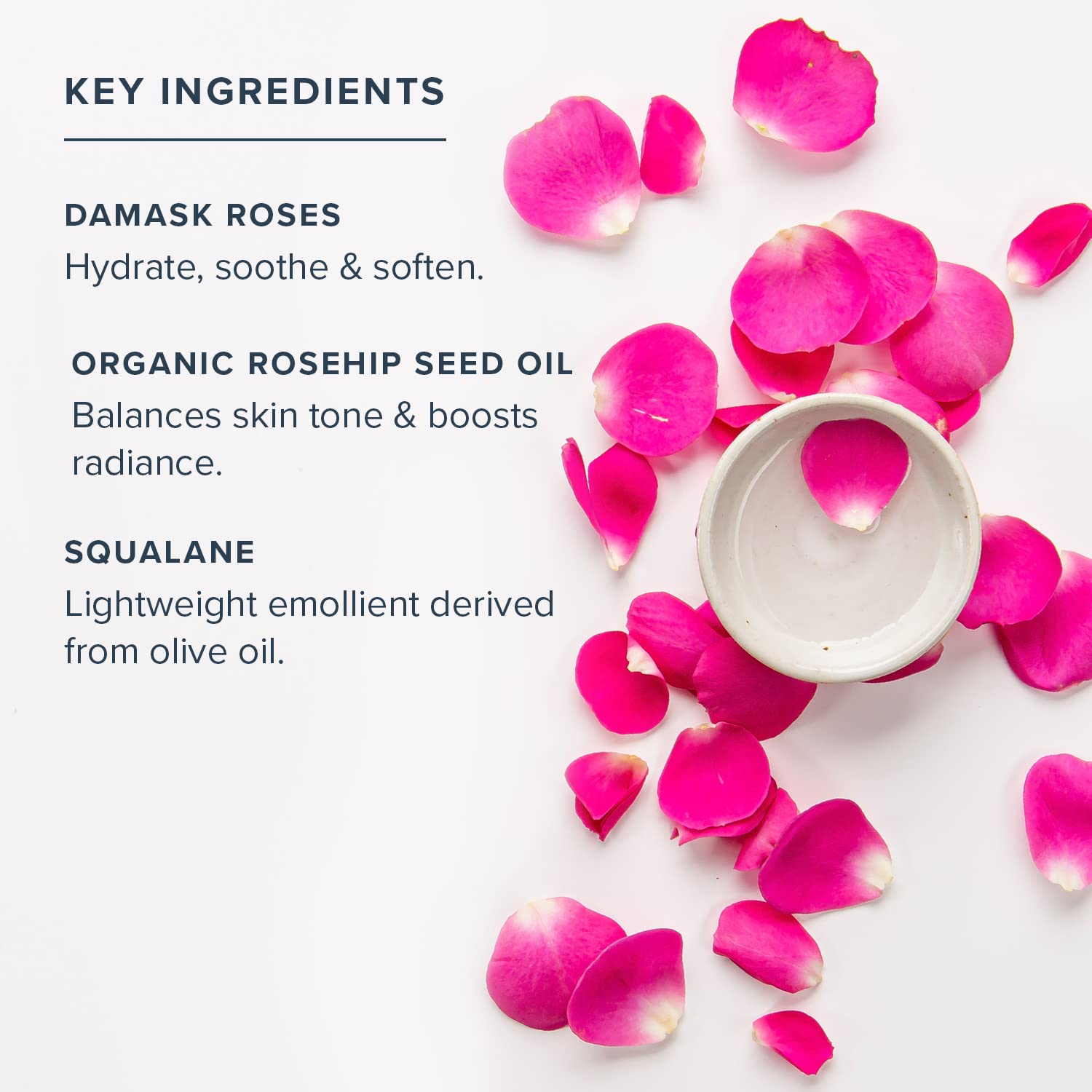 HERITAGE STORE Rose Oil Nourishing Treatment – Hydrating Rose Face Oil for Dry to Combination Skin | Vegan, 1oz, 60-Day Guarantee