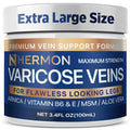 Hermon Varicose & Spider Veins Cream – Natural Circulation Support, Soothing Leg Care (3.4 oz)