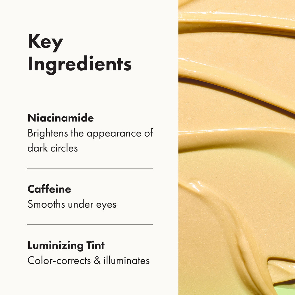 HERO COSMETICS Bright Eyes Illuminating Eye Cream – Cooling Stainless Steel Tip for Bright Under-Eyes