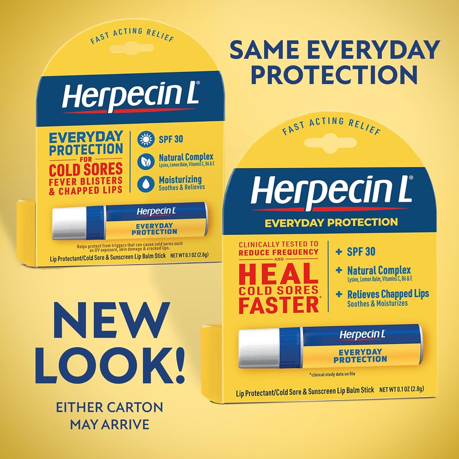 Herpecin-L Lip Protectant SPF 30 | Pack of 10 Tubes (0.1 oz Each)