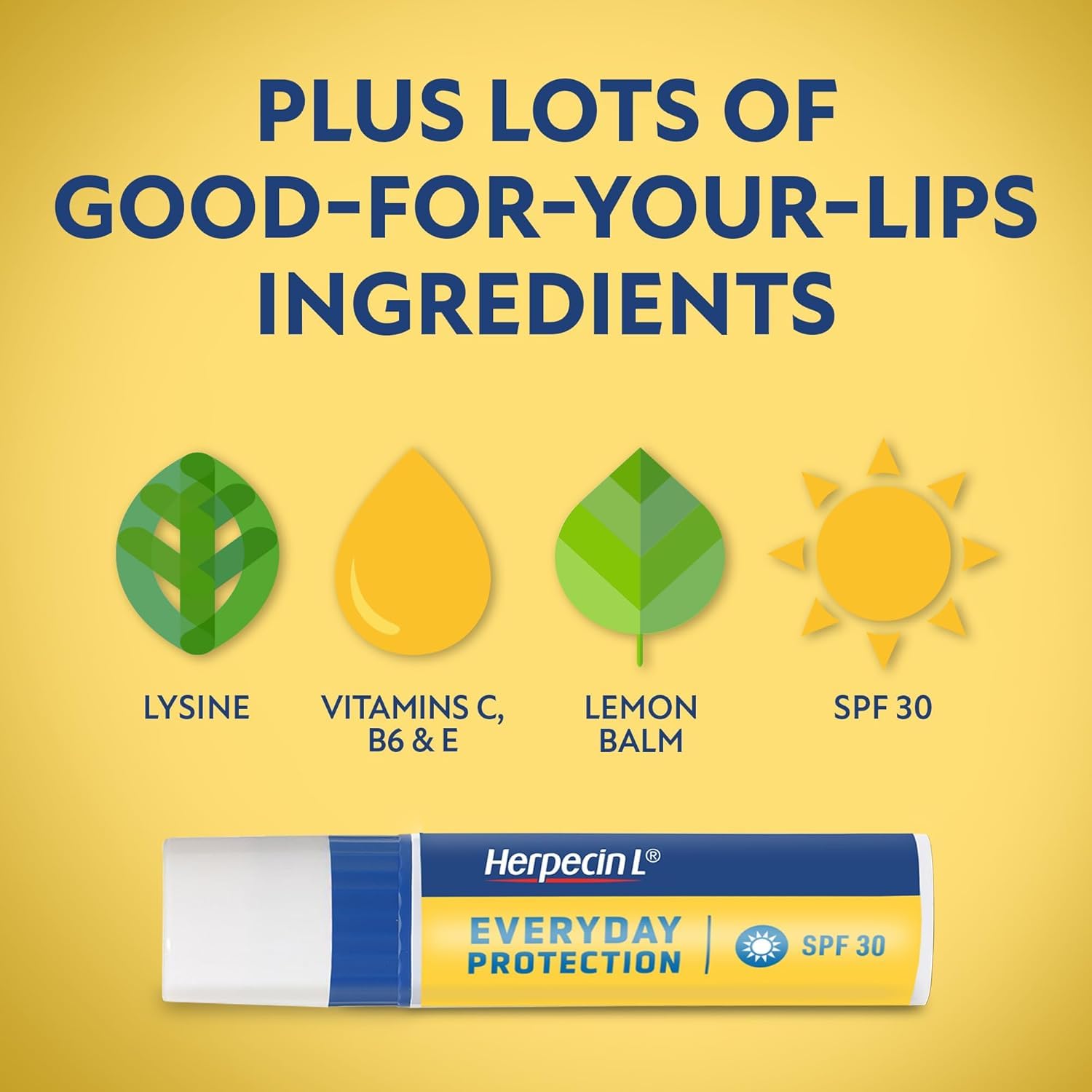 Herpecin-L Lip Protectant SPF 30 – 0.10 oz Pack of 4